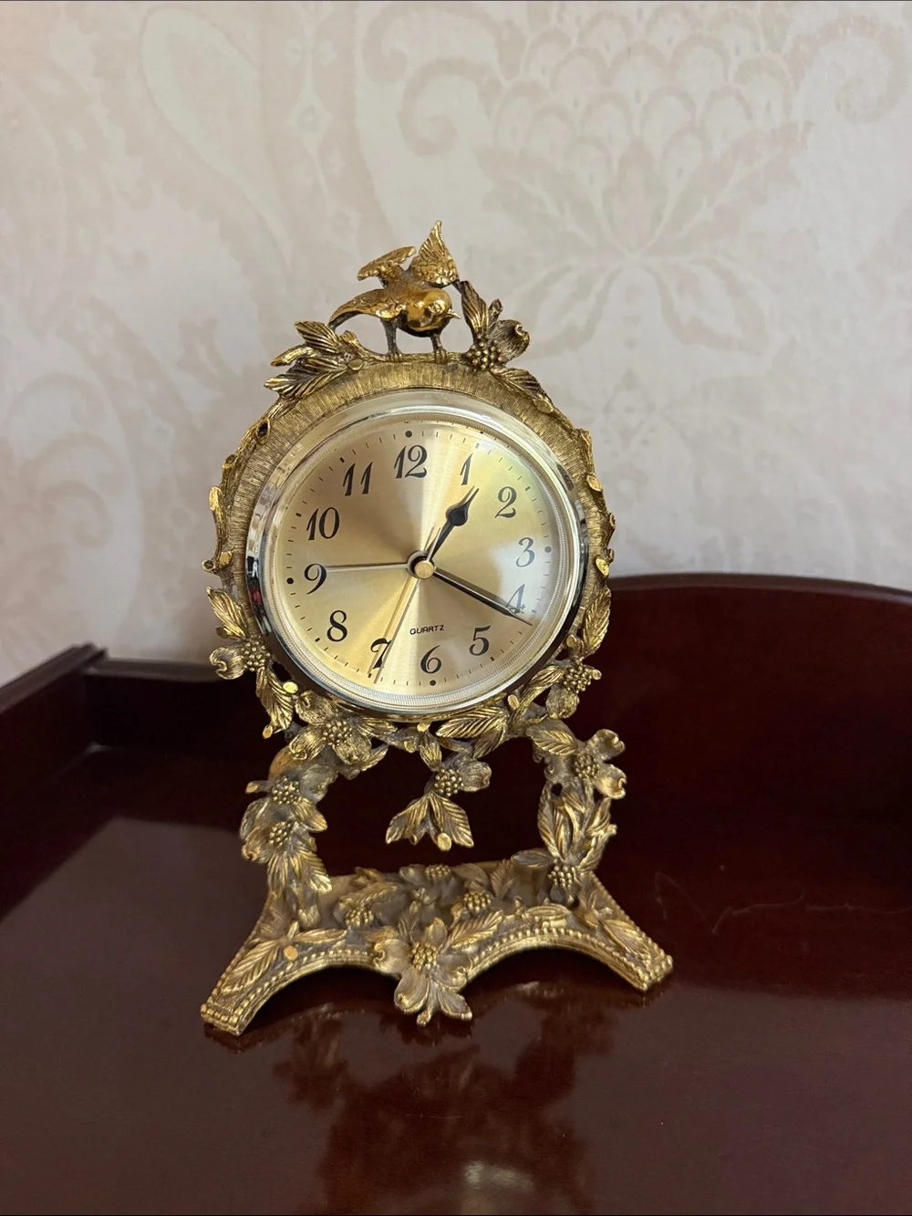 Vintage Matson Hollywood Regency alarm clock